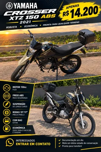 Vendo Crosser xtz RS 14.200