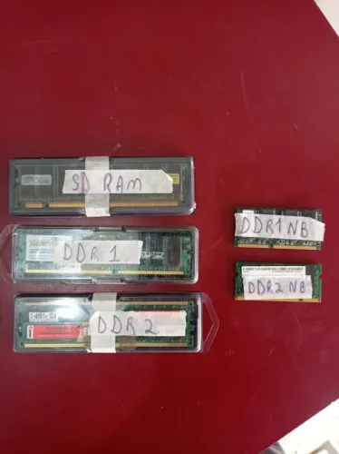Memórias antigas (DDR RAM/DDR1/DDR2) - Com Garantia de Loja