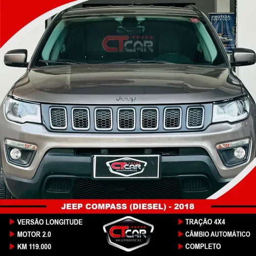 Jeep Compass Longitude 2.0 4X4 Dies. 16V Aut. 2018