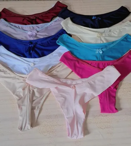 Calcinhas fio e fio duplo varias cores