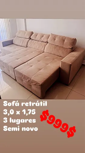 Sofá Retrátil 3,0 X 1.75 DESAPEGO 