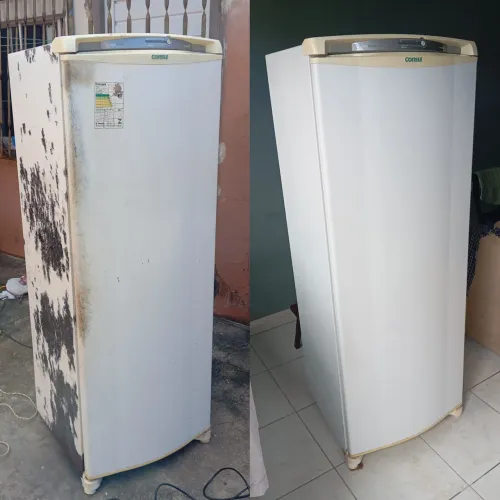 Envelopamos Geladeira , Fogão, armários, e outros (adesivo vinil)