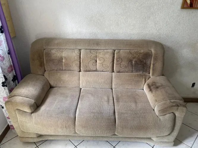 Conjunto sofá dois e três lugares