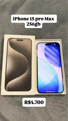 iPhone 15 pro Max 256gb 