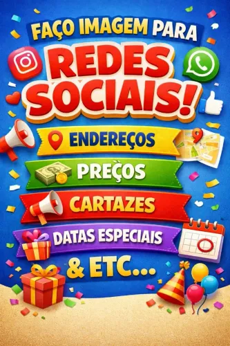 FAÇO FOTOS PARA REDES SOCIAIS