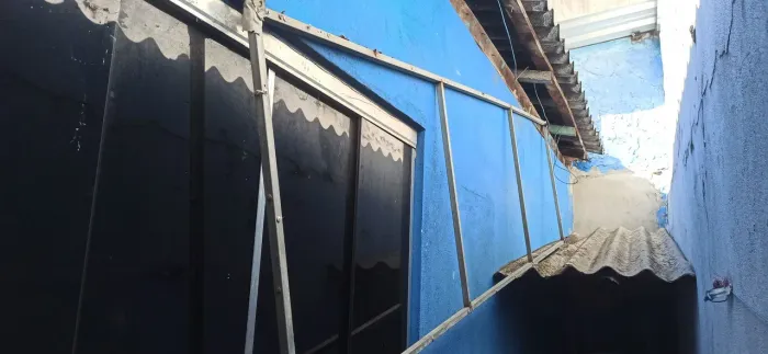 Estrutura para placa de Metalon (ideal para colocar lona)