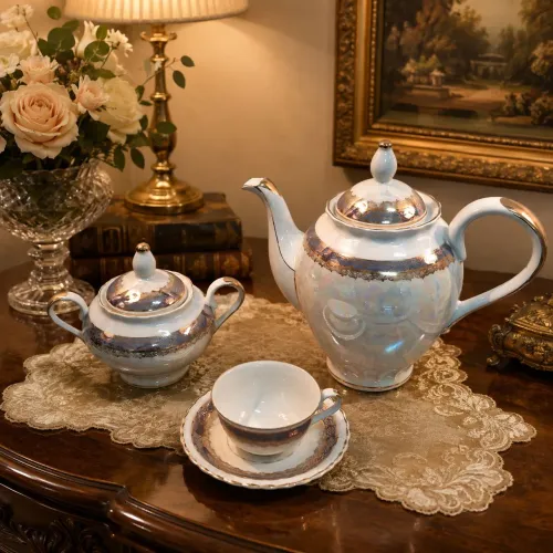 Conjunto de porcelana Steatita Paraná para reposição.