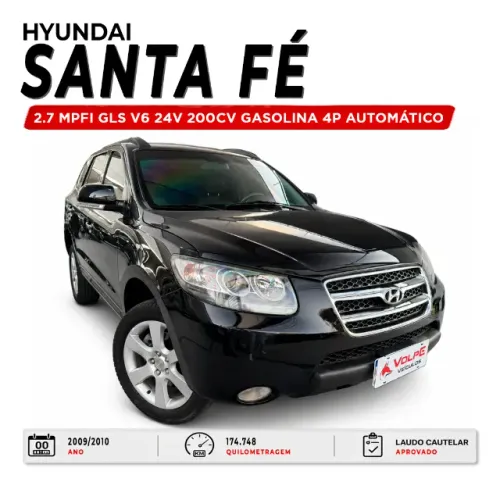 Hyundai Santa Fe GLS 2.7 V6 4x4tiptronic 2010