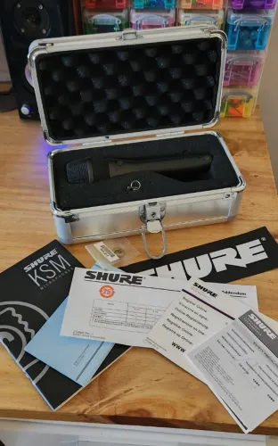 Microfone Shure Ksm9/cg Charcoal Gray Condensador Vocal (Usado)