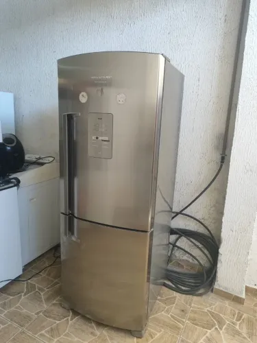 Geladeira Brastemp inverse inox funcionando perfeita fáco frete grátis parcela no cartão