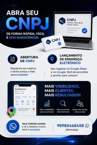 ? ABRA SEU CNPJ E COLOQUE SUA EMPRESA NO GOOGLE!