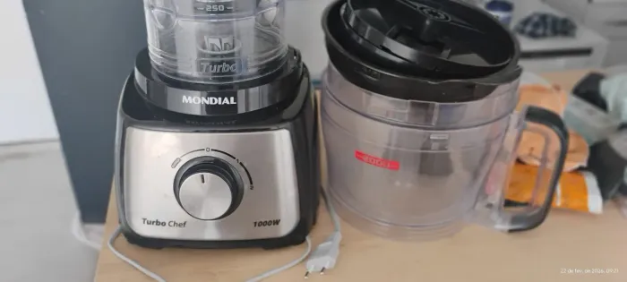 Multiprocessador liquidificador Mondial 1000w