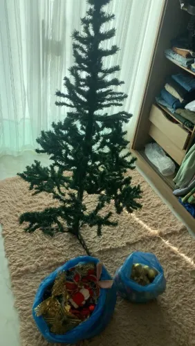 Árvore de Natal Grande + acessórios completo