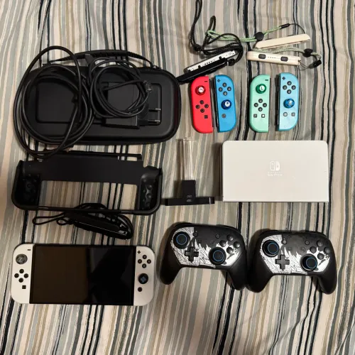  NINTENDO SWITCH OLED MAIS COMPLETO DA OLX.