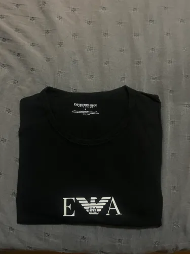 Camisa Preta Emporio Armani Original Linda