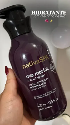 Hidratante Nativa Spa Uva Merlot 400ml
