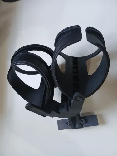 Suporte Caramanhola Bicicleta Garrafa Duplo Selim + extensor elástico