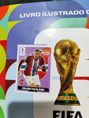 Figurinha copa do Mundo extra Haaland