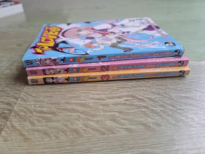 Mangá 1 ao 3 to love ru