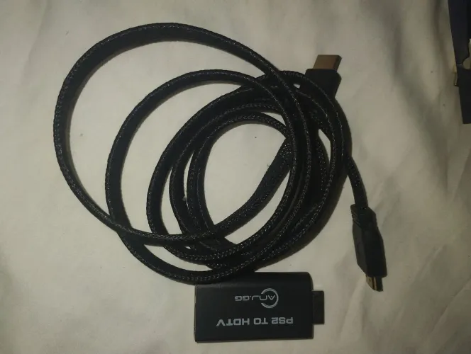 Adaptador PS2 pra HDMI+ Cabo hdmi vendo separado!!