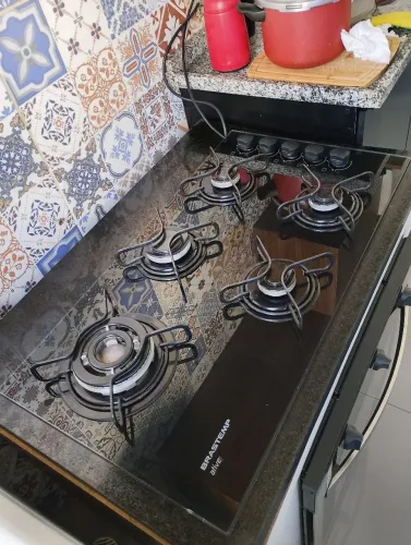 Cooktop 5 bocas Brastemp 
