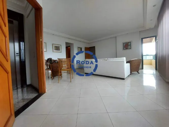 Apartamento residencial frente em Embaré, Santos 3 dormitórios | 2 suítes | Financiamento
