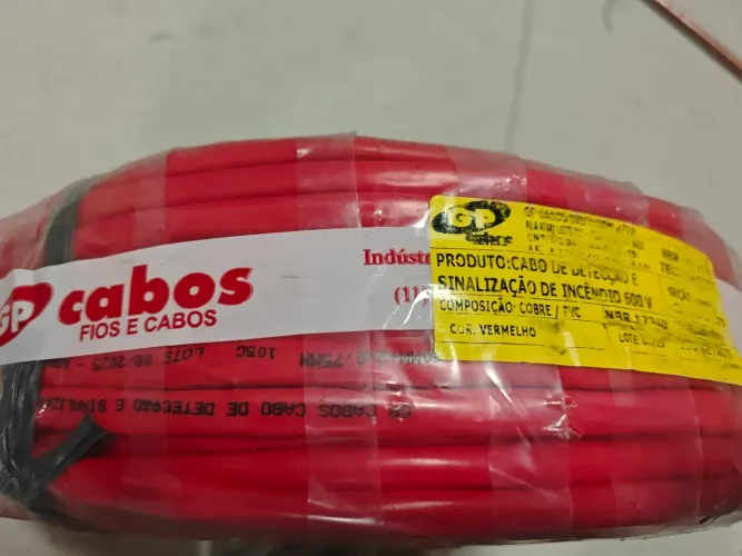 Cabo Incêndio GP Cabos 2x 1,50mm + 2x0,75m 100mtsm