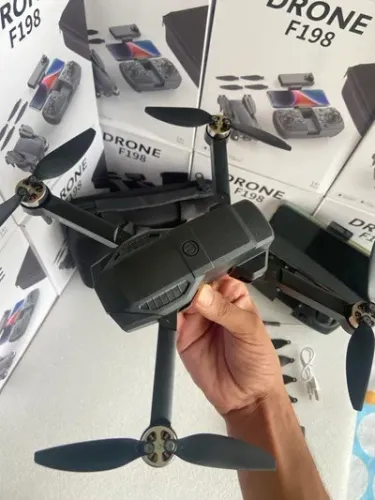 Drone F198 Max, Filma e Tira foto, motores brushless