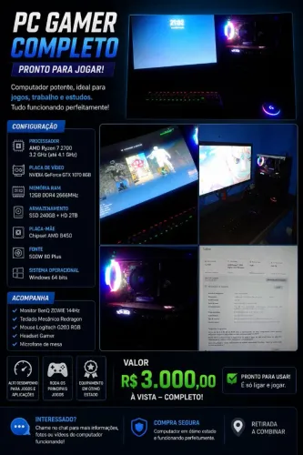 Pc gamer completo