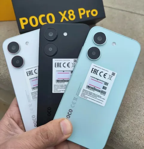 POCO X8 PRO -VERSÃO GLOBAL LACRADO 512GB 12GB RAM PRETO VERDE BRANCO AMARELO