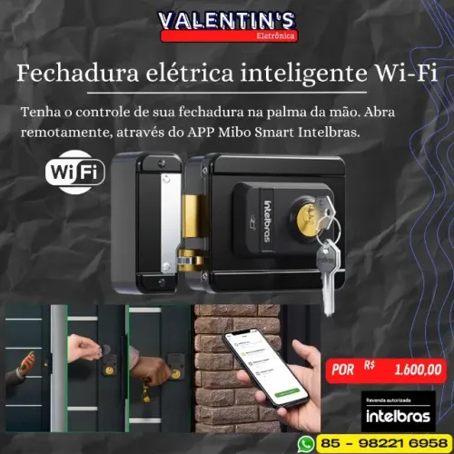 Fechadura Condominial Elétrica com WI-FI e APP Intelbras Lançamento