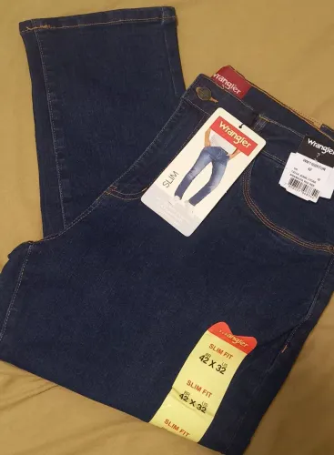 CALÇA JEANS MASCULINA WANGLER TAM. 42