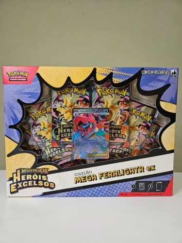 Box Pokémon ME02.5 Coleção Mega Meganium EX