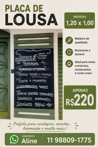 Placa lousa