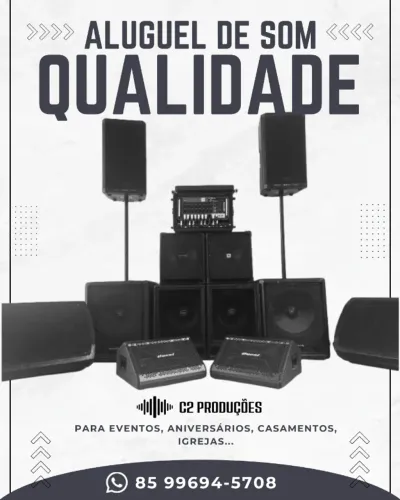 SOM PROFISSIONAL PARA SEU EVENTO - CHEGUE COM QUALIDADE