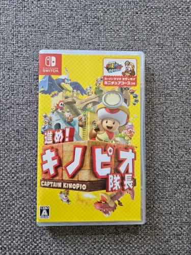 Mídia física do jogo Captain Toad: Treasure Tracker - (versão japonesa) em perfeito estado