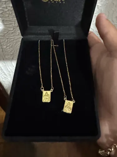 Escapulário de ouro 18k