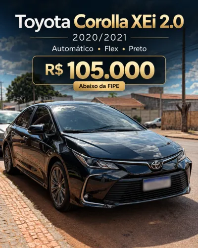 Toyota Corolla XEI 2.0 Flex 16V Aut. 2021
