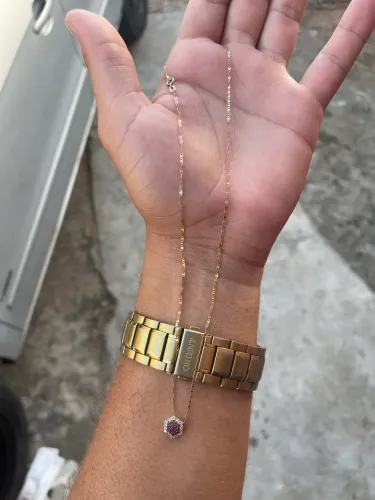 Colar Piastrine ouro 18 k