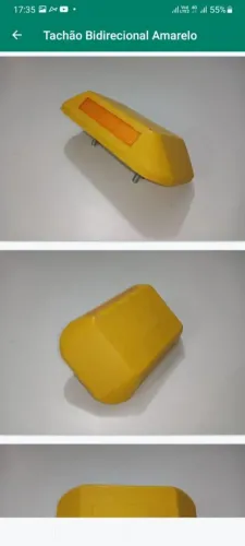 Vendo tachão bi direcional amarelo