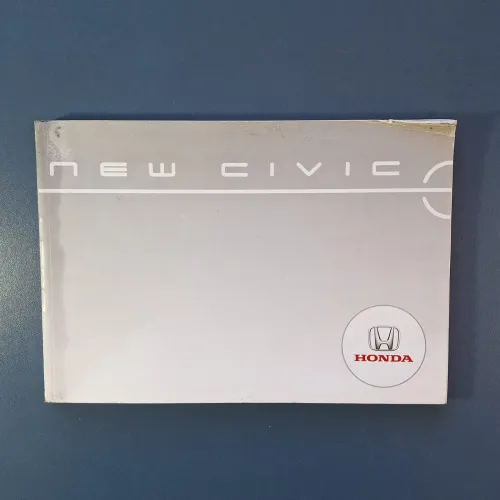 Manual do New Civic 2006 Original em Branco Ver Descrição