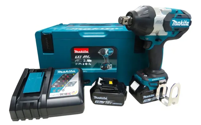 Chave De Impacto À Bateria 18v 3ah 3/4 Dtw1001rfj Makita Azul