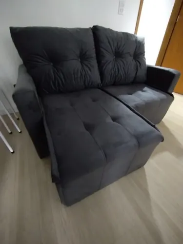 Sofá Retrátil de 1.40 metros Ideal para apartamentos, kitnet