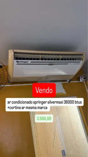 ar condicionado springer silvermaxi 36000 btus