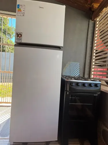 Geladeira Midea Duplex (8 meses de uso)+ Fogão 4 bocas