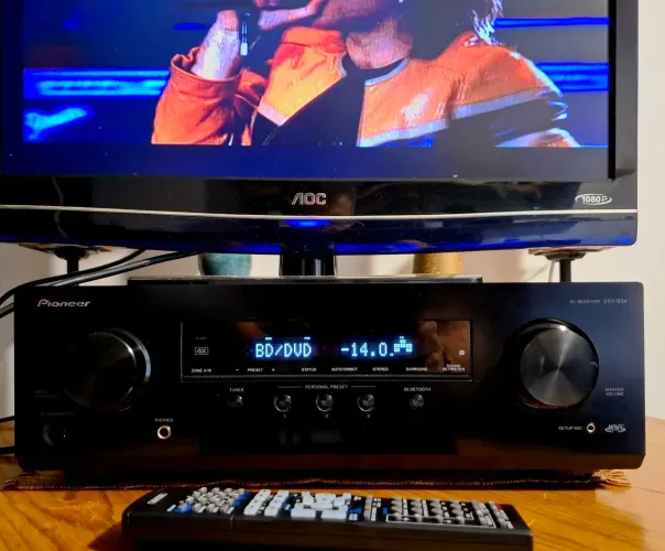 Receiver PIONEER VSX 834 7.2 165w/ch ATMOS BLUETOOTH 4K Z2 4 A 16 ohms