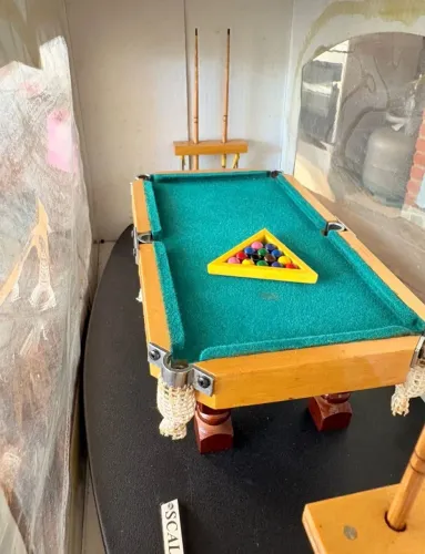 Miniatura Mesa Bilhar Casarotto Na Caixa! Escala 1:12