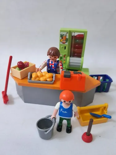 Playmobil - Lanchonete Figuras e Acessórios