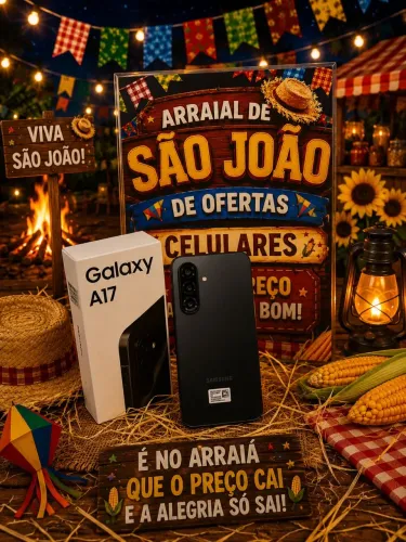 Promoção de São João chegou, celular no boleto com entrada de 199,99