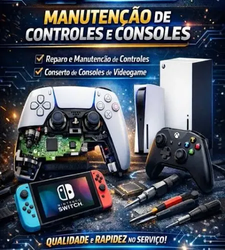 Recebemos seu console , Assistência Técnica 